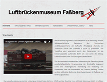 Tablet Screenshot of luftbrueckenmuseum.de